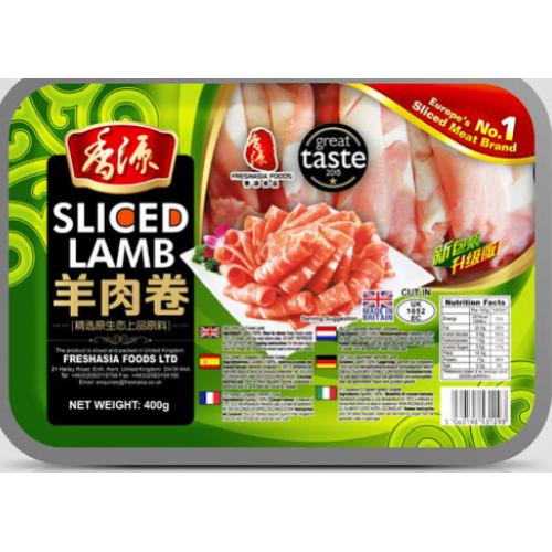 freshasia lamb sliced roll 400g