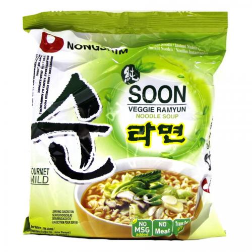 Nongshim Veggie Ramyun Noodle soup 124g