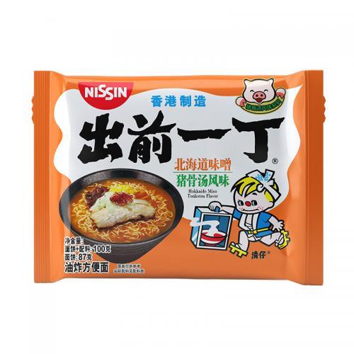 Nissin Demae Ramen Hokkaido Miso Tonkostu Flavour Ramen 100g