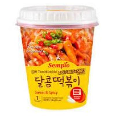 Sempio Korean Rice Cake with Sweet and Spicy Sauce 160g